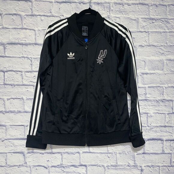 NWT ADIDAS SAN ANTONIO SPURS Track Jacket - Picture 1 of 14